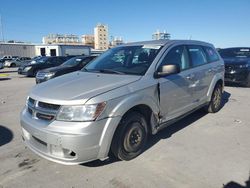 Salvage cars for sale from Copart New Orleans, LA: 2013 Dodge Journey SE