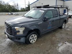 Salvage cars for sale from Copart Savannah, GA: 2017 Ford F150 Super Cab