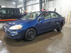 Salvage cars for sale at Ham Lake, MN auction: 2008 Toyota Corolla CE