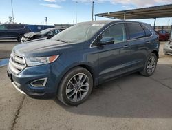 Salvage cars for sale at Anthony, TX auction: 2016 Ford Edge Titanium