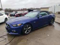 Salvage cars for sale at Louisville, KY auction: 2015 Ford Mustang GT