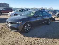 Salvage cars for sale at Kansas City, KS auction: 2024 Honda Civic EX