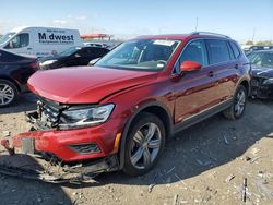 Salvage cars for sale at Cahokia Heights, IL auction: 2020 Volkswagen Tiguan SE