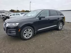 Salvage cars for sale at Sacramento, CA auction: 2017 Audi Q7 Premium Plus