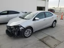 Salvage cars for sale at Farr West, UT auction: 2017 Toyota Corolla L