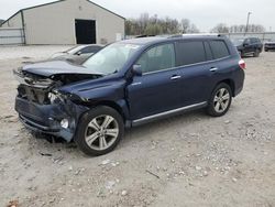 Salvage cars for sale at Lawrenceburg, KY auction: 2011 Toyota Highlander Limited