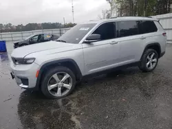 Jeep Grand Cherokee salvage cars for sale: 2021 Jeep Grand Cherokee L Limited