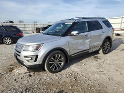 Carros salvage sin ofertas aún a la venta en subasta: 2016 Ford Explorer Platinum