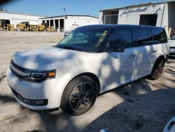 Salvage cars for sale at Riverview, FL auction: 2014 Ford Flex Limited