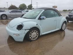 Salvage cars for sale at Oklahoma City, OK auction: 2004 Volkswagen New Beetle GLS