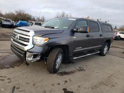 Toyota Tundra salvage cars for sale: 2017 Toyota Tundra Crewmax SR5