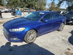 Salvage cars for sale at Riverview, FL auction: 2014 Ford Fusion SE