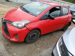 Salvage cars for sale at Greenwell Springs, LA auction: 2015 Toyota Yaris