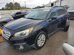 Salvage cars for sale at auction: 2015 Subaru Outback 2.5I Premium