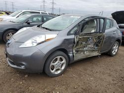 Salvage cars for sale at auction: 2014 Nissan Leaf S