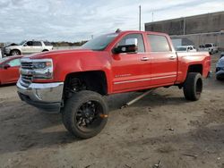 Salvage cars for sale at Fredericksburg, VA auction: 2017 Chevrolet Silverado K1500 LTZ