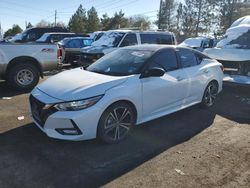 Salvage cars for sale at auction: 2022 Nissan Sentra SR