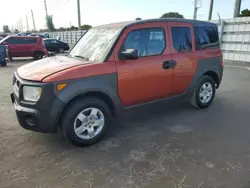 Salvage cars for sale at Miami, FL auction: 2004 Honda Element EX