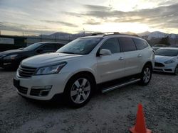 Carros salvage sin ofertas aún a la venta en subasta: 2014 Chevrolet Traverse LTZ