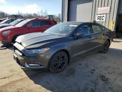 Ford salvage cars for sale: 2018 Ford Fusion SE