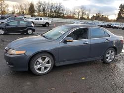 Salvage cars for sale at auction: 2006 Acura TSX