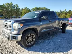 Salvage cars for sale at Houston, TX auction: 2014 Toyota Tundra Double Cab SR