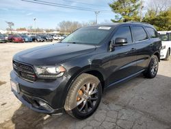 Salvage cars for sale from Copart Lexington, KY: 2017 Dodge Durango GT