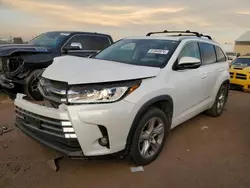 2019 Toyota Highlander Limited en venta en Brighton, CO