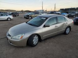 Honda salvage cars for sale: 2003 Honda Accord LX