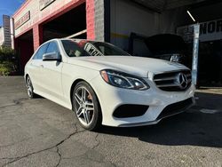 Mercedes-Benz e-Class salvage cars for sale: 2016 Mercedes-Benz E 350 4matic