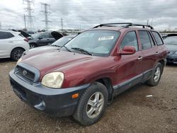 Salvage cars for sale at Elgin, IL auction: 2001 Hyundai Santa FE GLS