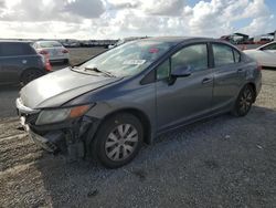 Vehiculos salvage en venta de Copart San Diego, CA: 2012 Honda Civic LX