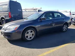 Honda Vehiculos salvage en venta: 2006 Honda Accord SE