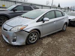 Salvage cars for sale from Copart Lansing, MI: 2010 Toyota Prius