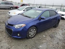 Salvage cars for sale at Cahokia Heights, IL auction: 2015 Toyota Corolla L