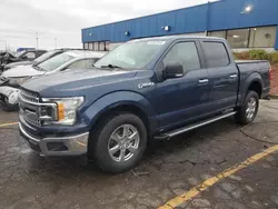 Salvage cars for sale at Woodhaven, MI auction: 2019 Ford F150 Supercrew