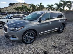 Infiniti Vehiculos salvage en venta: 2019 Infiniti QX60 Luxe