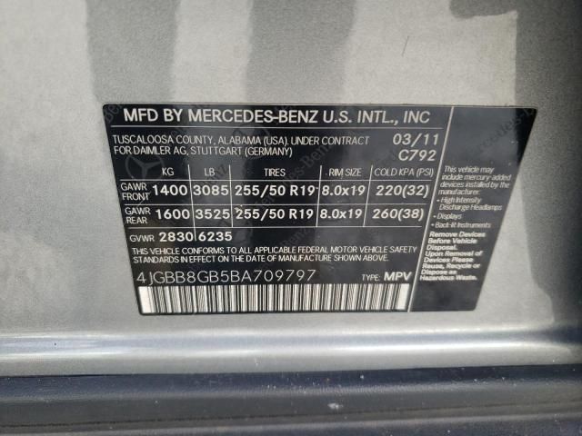 2011 Mercedes-Benz ML 350 4matic