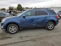 Salvage cars for sale at Martinez, CA auction: 2016 Chevrolet Equinox LT