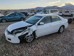 Honda salvage cars for sale: 2007 Honda Accord EX