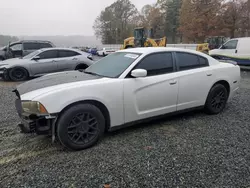 Salvage cars for sale at Concord, NC auction: 2012 Dodge Charger SE