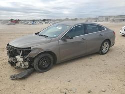 Salvage cars for sale at San Antonio, TX auction: 2018 Chevrolet Malibu LT