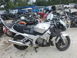 Salvage motorcycles for sale at Ocala, FL auction: 2003 Yamaha FJR1300