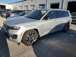 Flood-damaged cars for sale at auction: 2024 Jeep Grand Cherokee L Overland