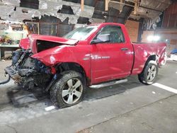 Salvage cars for sale at Albany, NY auction: 2012 Dodge RAM 1500 ST