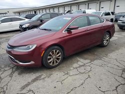 Chrysler Vehiculos salvage en venta: 2015 Chrysler 200 C