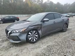 Salvage cars for sale at Ellenwood, GA auction: 2021 Nissan Sentra SV