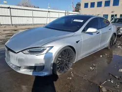 Salvage cars for sale at Littleton, CO auction: 2017 Tesla Model S