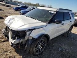 Salvage cars for sale at Kansas City, KS auction: 2016 Ford Explorer Sport