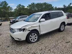 Salvage cars for sale from Copart Houston, TX: 2013 Toyota Highlander Base